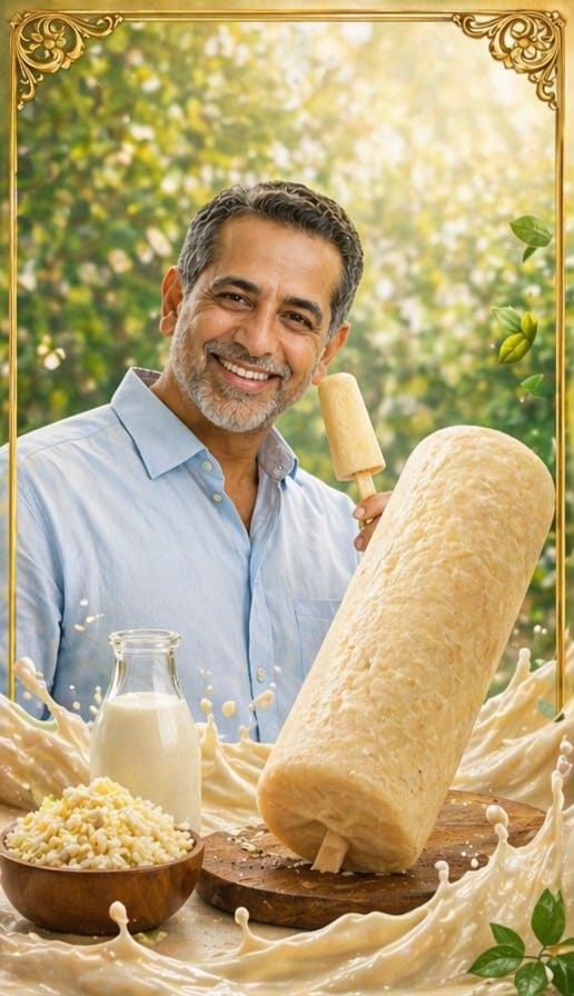 Khoya kulfi with Stevia